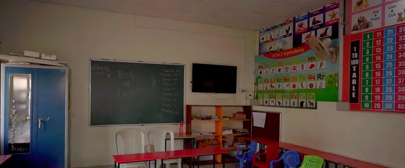 A spacious classroom · Gaonbhag